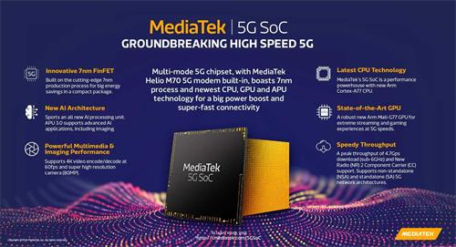 Mediatek的5G芯片组已经为更便宜的下一代手机做好了准备