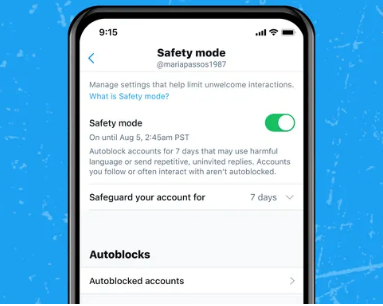Twitter的新安全模式会自动阻止滥用帐户