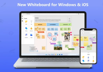 微软推出适用于Windows和iOS的新白板