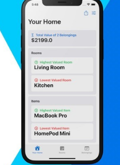 Belongings是一个简单的家庭库存应用程序用于跟踪您的所有物品