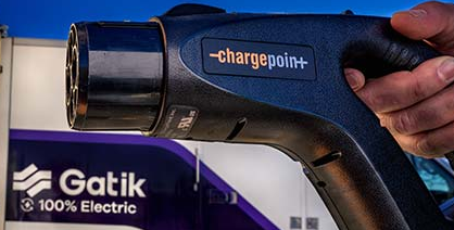 ChargePoint和Gatik合作为自动驾驶电动卡车开发电动生态系统