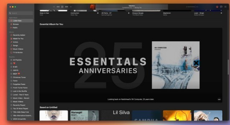 Apple为AppleMusic添加了Essentials周年纪念功能