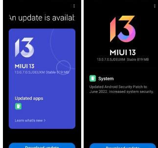 MIUI13.0.7稳定版小米10TPro的一次意外软件更新