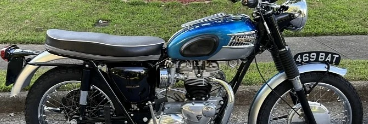 修复后的1965年TriumphBonnevilleT120R具有大量经典的英式优雅